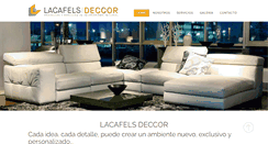 Desktop Screenshot of lacafelsdeccor.com